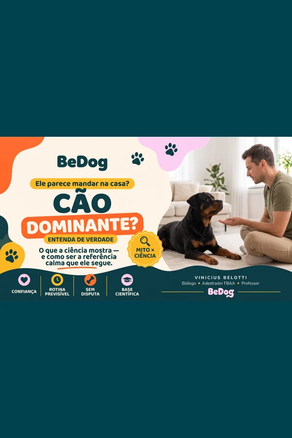 Capa do curso Cão Dominante? — Método BeDog